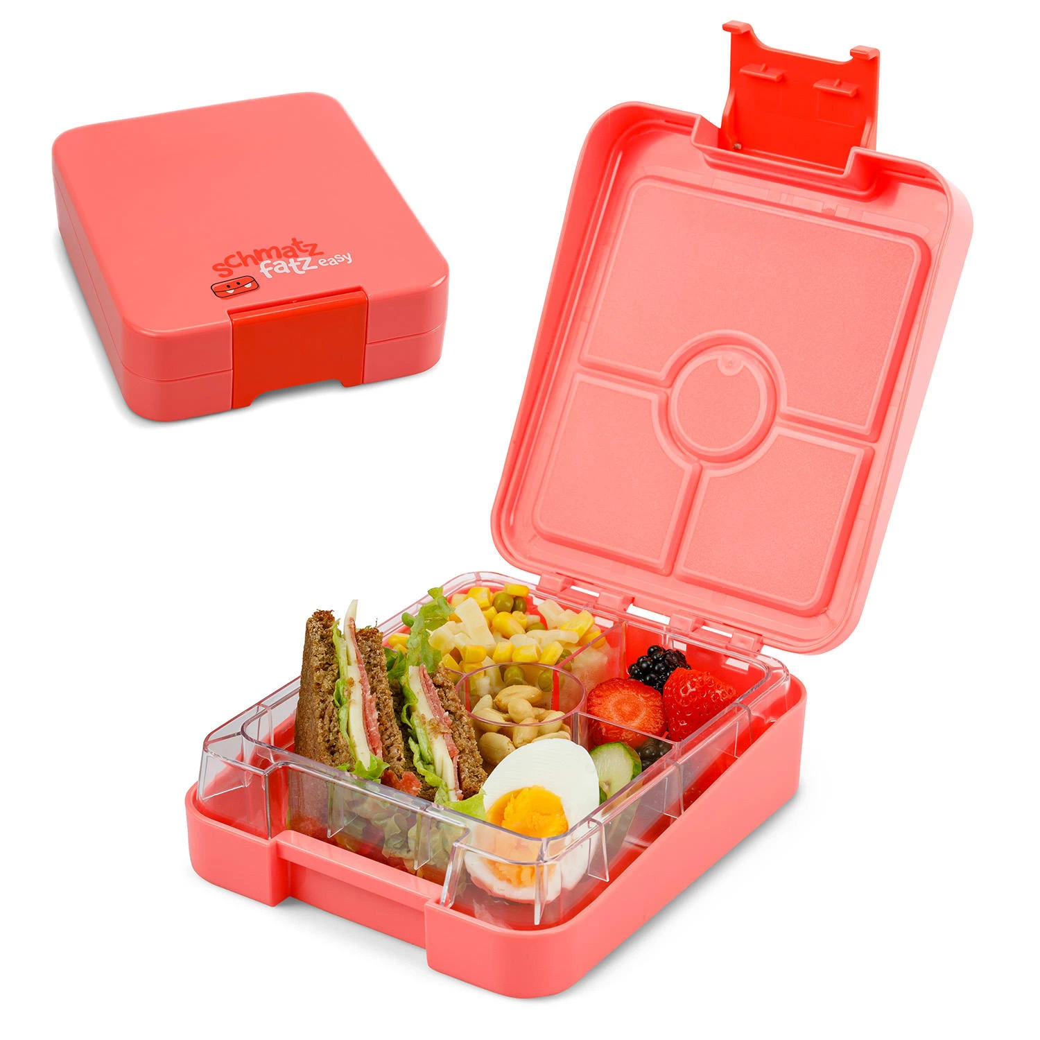 Schmatzfatz Easy Snackbox 4 Fächer 18 X 15 X 5 Cm (BxHxT) 3 Schmatzfatz Easy Snackbox 4 Fächer 18 X 15 X 5 Cm (BxHxT)