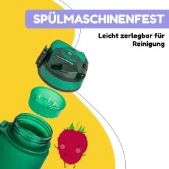 Schmatzfatz Trinkflasche Sportflasche 350 Ml 18 Cm Tritan -Küchengeräte Geschäft 10037960 de 0004 usp