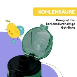 Schmatzfatz Trinkflasche Sportflasche 350 Ml 18 Cm Tritan -Küchengeräte Geschäft 10037960 de 0005 usp