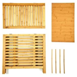 Wäschetruhe Deckel Lüftungsschlitzen Bambus Edelstahl -Küchengeräte Geschäft 10038032 yy 0004 logo