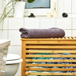 Wäschetruhe Deckel Lüftungsschlitzen Bambus Edelstahl -Küchengeräte Geschäft 10038032 yy 0005 logo