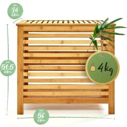 Wäschetruhe Deckel Lüftungsschlitzen Bambus Edelstahl -Küchengeräte Geschäft 10038032 yy 0008 logo