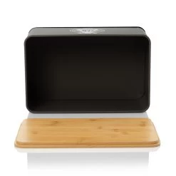 Stigby 2-in-1 Brotkasten Mit Schneidebrett Metallblech Bambus -Küchengeräte Geschäft 10038084 yy 0006 logo