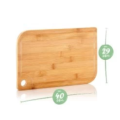 Batvik Bambus-Schneidebrett 40 X 1,5 X 29 Cm (BxHxT) Messerschonend Saftrille -Küchengeräte Geschäft 10038173 yy 0007 logo