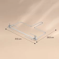 AeroVital Jumbo Heißluftfritteuse Rotisseriespieß & Drehspießheber Edelstahl 9 AeroVital Jumbo Heißluftfritteuse Rotisseriespieß & Drehspießheber Edelstahl -Küchengeräte Geschäft 10038340 yy 0004 dimensions