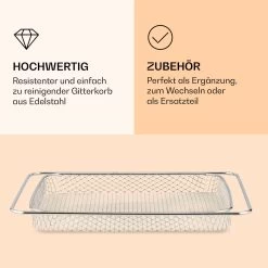 AeroVital Jumbo Heißluftfritteuse Gitterkorb Edelstahl 8 AeroVital Jumbo Heißluftfritteuse Gitterkorb Edelstahl -Küchengeräte Geschäft 10038341 de 0003 logo