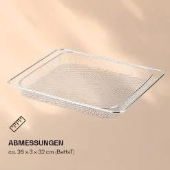 AeroVital Jumbo Heißluftfritteuse Gitterkorb Edelstahl 9 AeroVital Jumbo Heißluftfritteuse Gitterkorb Edelstahl -Küchengeräte Geschäft 10038341 de 0004 logo