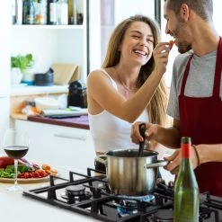 Victoria 5 Gaskochfeld 5-flammig Sabaf-Brenner Glaskeramik Retro-Look -Küchengeräte Geschäft 10038376 yy 0002 logo