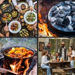 Guernsey Premium Dutch Oven 9.0 BBQ-Topf Gusseisen Voreingebrannt Größe L / 9 Qt -Küchengeräte Geschäft 10038639 de 0005 usp