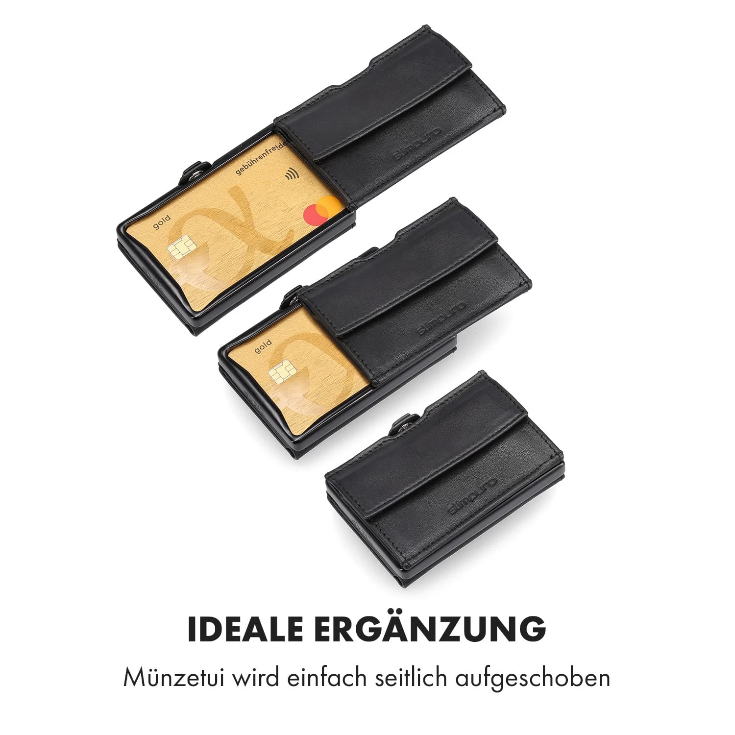 Coin Pocket Mit RFID-Schutzkarte Für ZNAP Slim Wallets 8 Und 12 Druckknopf 4 Coin Pocket Mit RFID-Schutzkarte Für ZNAP Slim Wallets 8 Und 12 Druckknopf – Bild 2