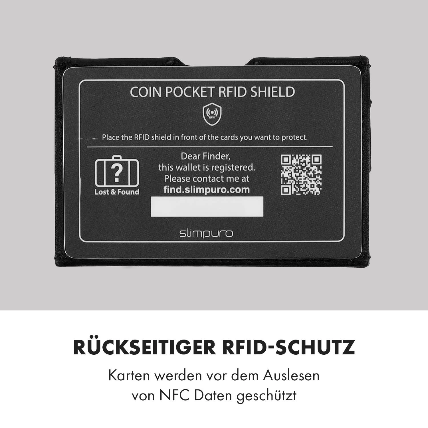 Coin Pocket Mit RFID-Schutzkarte Für ZNAP Slim Wallets 8 Und 12 Druckknopf 7 Coin Pocket Mit RFID-Schutzkarte Für ZNAP Slim Wallets 8 Und 12 Druckknopf – Bild 5