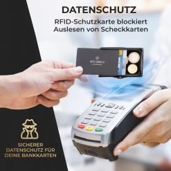 ZNAP Slim Wallet 8 Karten Münzfach 8 X 1,5 X 6 Cm (BxHxT) RFID-Schutz -Küchengeräte Geschäft 10038736 de 0003 usp