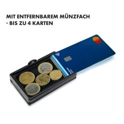 ZNAP Slim Wallet 8 Karten Münzfach 8 X 1,5 X 6 Cm (BxHxT) RFID-Schutz -Küchengeräte Geschäft 10038736 de 0005 logo