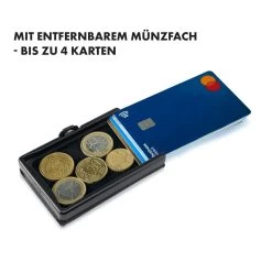 ZNAP Slim Wallet 8 Karten Münzfach 8 X 1,5 X 6 Cm (BxHxT) RFID-Schutz -Küchengeräte Geschäft 10038760 de 0005 logo