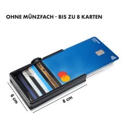 ZNAP Slim Wallet 8 Karten Münzfach 8 X 1,5 X 6 Cm (BxHxT) RFID-Schutz -Küchengeräte Geschäft 10038760 de 0007 logo