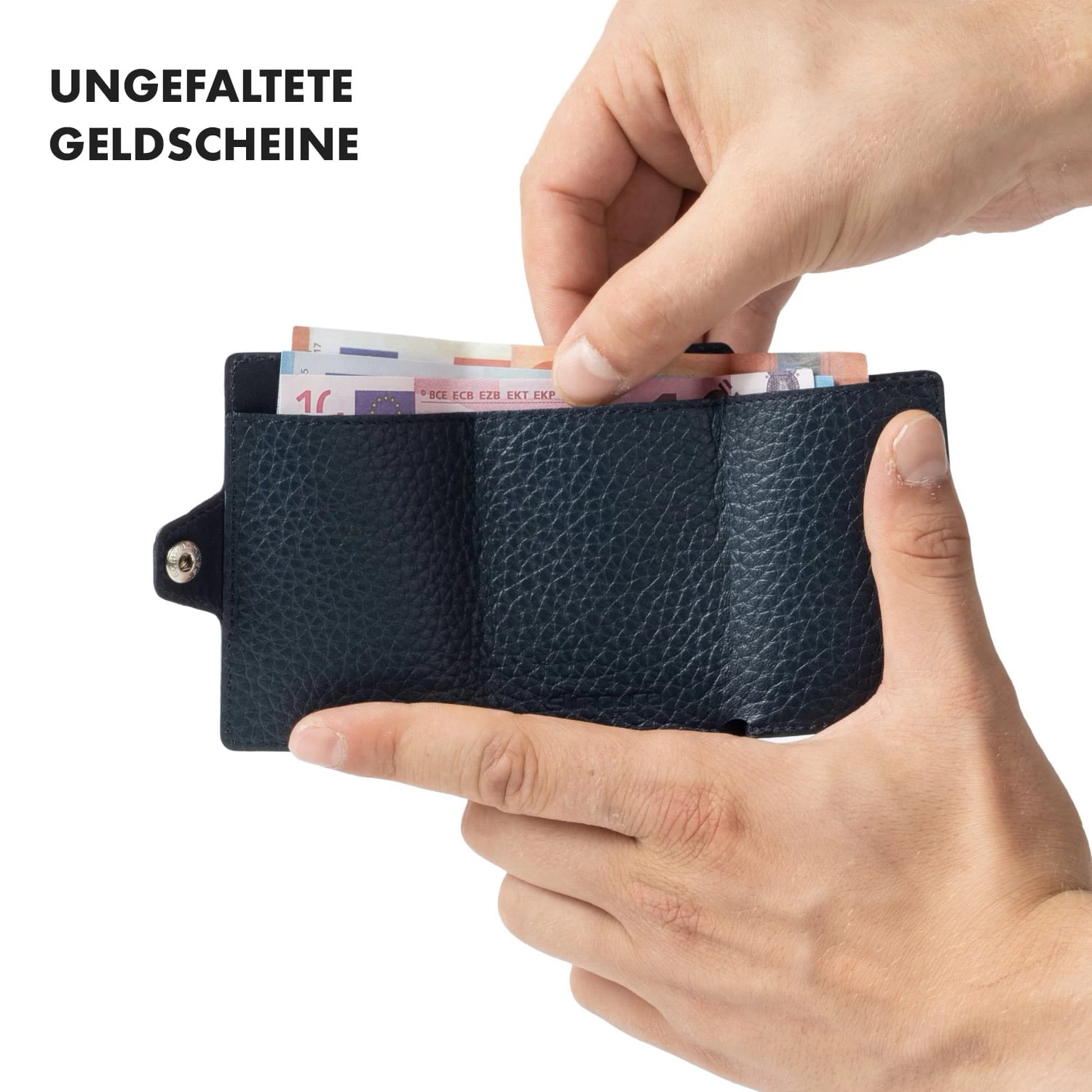 ZNAP Slim Wallet 12 Karten Münzfach 8 X 1,8 X 6 Cm (BxHxT) RFID-Schutz 6 ZNAP Slim Wallet 12 Karten Münzfach 8 X 1,8 X 6 Cm (BxHxT) RFID-Schutz – Bild 4