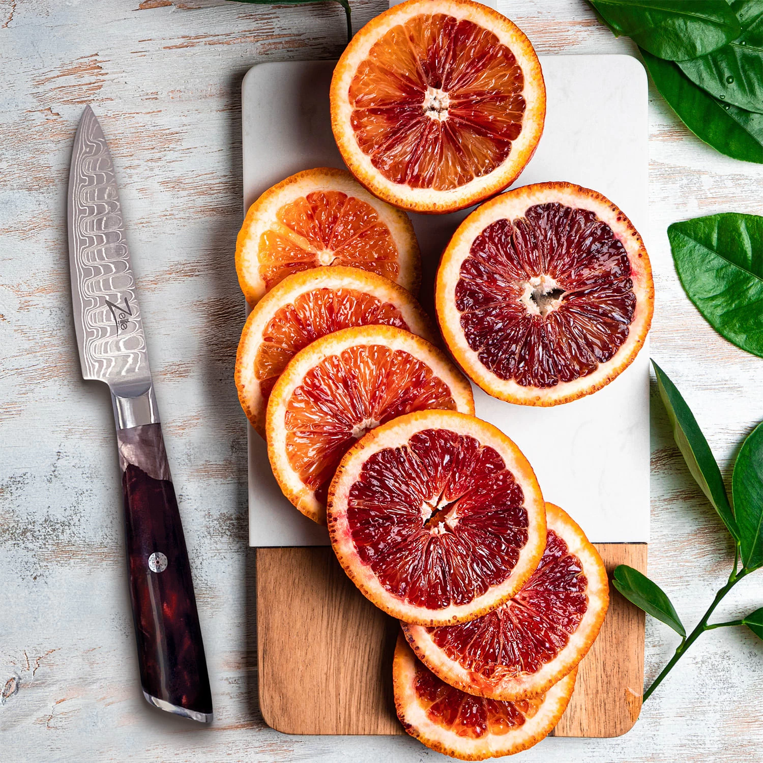 Infinity Wave 4" Schälmesser 61 HRC Damaszenerstahl 6 Infinity Wave 4" Schälmesser 61 HRC Damaszenerstahl – Bild 4