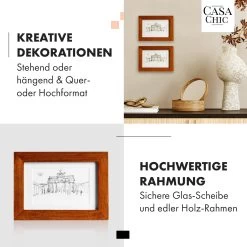 Kenton Bilderrahmen Rechteckig 14 X 9 Cm Passepartout Glas -Küchengeräte Geschäft 10039268 de 0003 usp