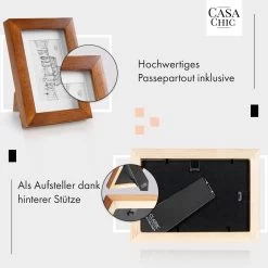 Kenton Bilderrahmen Rechteckig 14 X 9 Cm Passepartout Glas -Küchengeräte Geschäft 10039268 de 0004 usp