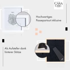 Everton Bilderrahmen Rechteckig 24,8 X 19,3 Cm Fotos Passepartout Glas -Küchengeräte Geschäft 10039287 de 0004 usp