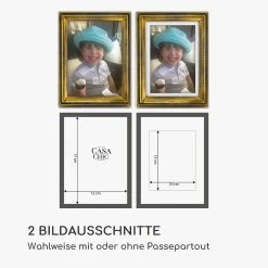 Lancaster Bilderrahmen Rechteckig 17 X 12 Cm Fotos Passepartout Holz -Küchengeräte Geschäft 10039302 de 0007 logo