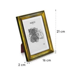 Lancaster Bilderrahmen Rechteckig 17 X 12 Cm Fotos Passepartout Holz -Küchengeräte Geschäft 10039302 yy 0008 logo