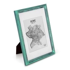 Lancaster Bilderrahmen Rechteckig DIN A4 Fotos Passepartout Holz