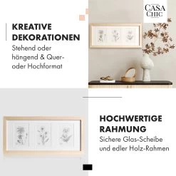 Moorgate Bilderrahmen Rechteckig 3er-Rahmen 15 X 10 Cm Passepartout Holz -Küchengeräte Geschäft 10039360 de 0003 usp