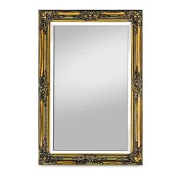 Manchester Wandspiegel Massivholzrahmen Rechteckig 90 X 60 Cm