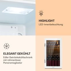 Beersafe XXL Quartz Kühlschrank 80 Liter 3 Böden Panoramaglastür -Küchengeräte Geschäft 10039427 de 0004 logo