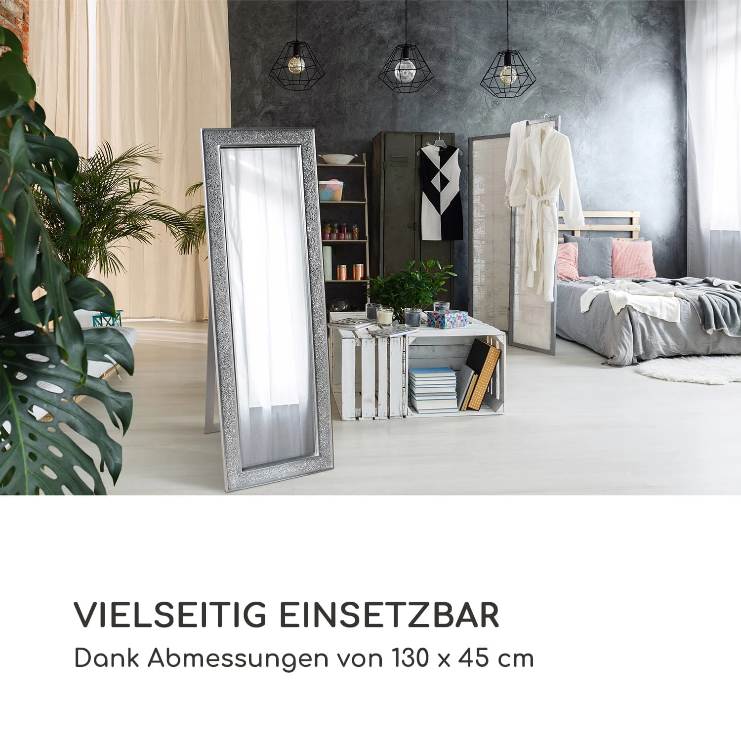 Norwich Spiegel Holzrahmen Rechteckig 130 X 45 Cm Mosaik-Design 6 Norwich Spiegel Holzrahmen Rechteckig 130 X 45 Cm Mosaik-Design – Bild 4