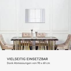 Croxley Wandspiegel Metallrahmen Rechteckig 90 X 60 Cm 10 Croxley Wandspiegel Metallrahmen Rechteckig 90 X 60 Cm -Küchengeräte Geschäft 10039499 de 0003 logo