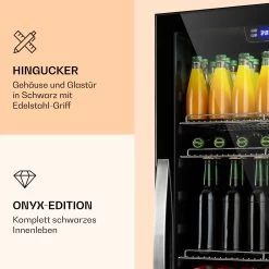 Beersafe 7XL Kühlschrank 242 Liter 5 Böden Panoramaglastür Edelstahl -Küchengeräte Geschäft 10039513 de 0003 logo