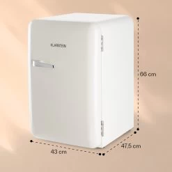 Audrey Retro-Kühlschrank 70 Liter 3 Regale 2 Türfächer Innenbeleuchtung 16 Audrey Retro-Kühlschrank 70 Liter 3 Regale 2 Türfächer Innenbeleuchtung -Küchengeräte Geschäft 10039694 yy 0007 logo