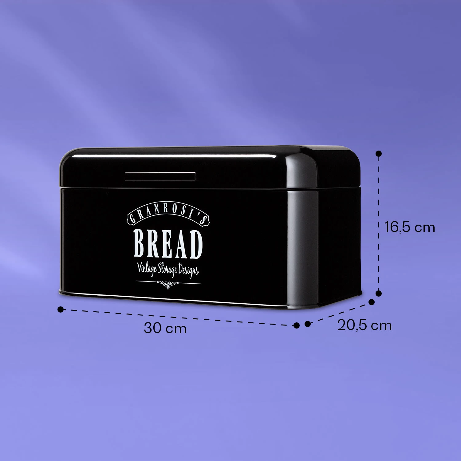 Delaware Brotkasten Metall 30 X 16 X 20,5 Cm Klappdeckel Lüftungslöcher 8 Delaware Brotkasten Metall 30 X 16 X 20,5 Cm Klappdeckel Lüftungslöcher – Bild 6