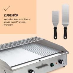 Grillmeile 4400 Elektrogrill Plancha 2x2200W Grillplatte Edelstahl -Küchengeräte Geschäft 10039915 de 0006 logo