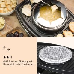 Entrecote 2-in-1 Raclette-Grill & Fondue Naturstein 1100W 8 Personen -Küchengeräte Geschäft 10039922 de 0003 logo