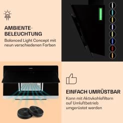 Aurora Eco 90 Dunstabzugshaube 550 M³/h 90cm Kopffrei Ambientelicht -Küchengeräte Geschäft 10039929 de 0004 logo