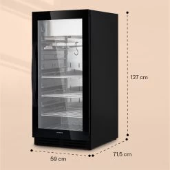 Steakhouse Pro 233 Onyx Fleischreifeschrank 1 Zone 233 L 1-25°C Touch Panorama -Küchengeräte Geschäft 10039936 yy 0008 dimensions