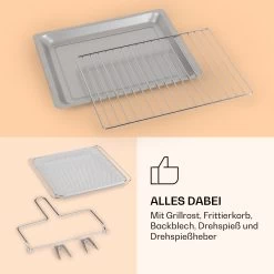 Vigor Air Heißluftfritteuse 1800 W 30 Liter 18 Programme 16 Vigor Air Heißluftfritteuse 1800 W 30 Liter 18 Programme -Küchengeräte Geschäft 10039941 de 0007 logo