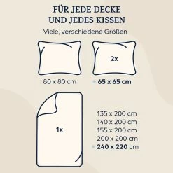 Soft Wonder-Edition Bettwäsche 240x220 Cm Mikrofaser -Küchengeräte Geschäft 10039983 de 0006 logo