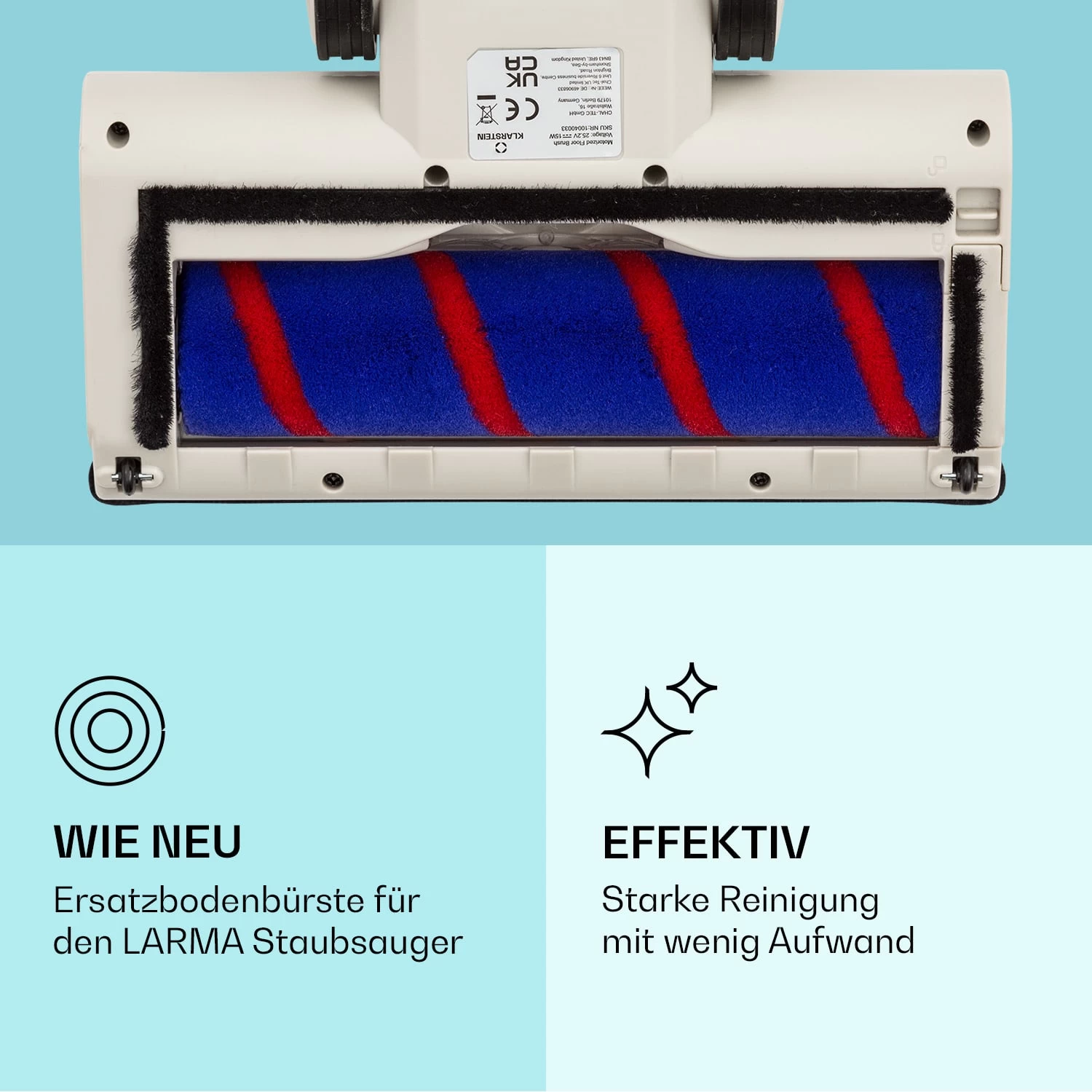 LARMA Staubsauger Ersatzbodenbürste Staubbürste Für Harte Böden 4 LARMA Staubsauger Ersatzbodenbürste Staubbürste Für Harte Böden – Bild 2