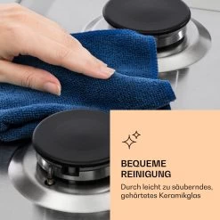 Ignito Chef Edition 5 Zonen Gaskochfeld 5-flammig Sabaf-Brenner Glaskeramik -Küchengeräte Geschäft 10040147 de 0006 logo