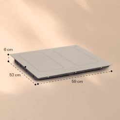 Victoria 4 Flex Induktionskochfeld Einbau 7000W 2 Flexzonen Timer -Küchengeräte Geschäft 10040202 yy 0009 dimensions