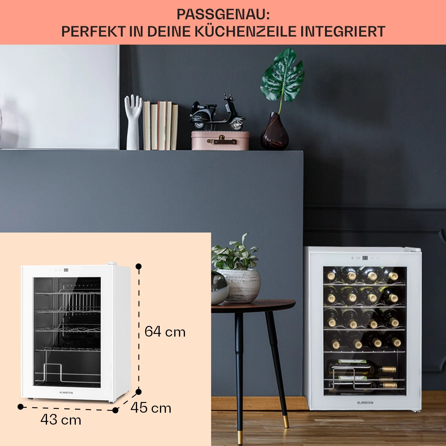 Shiraz 20 Uno Weinkühlschrank 53l 20Fl Touch-Bedienfeld 5-18°C 8 Shiraz 20 Uno Weinkühlschrank 53l 20Fl Touch-Bedienfeld 5-18°C – Bild 6