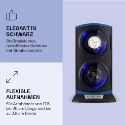 St. Gallen Premium Uhrenbeweger 2 Uhren 4 Geschwindigkeiten 12 St. Gallen Premium Uhrenbeweger 2 Uhren 4 Geschwindigkeiten -Küchengeräte Geschäft 10040247 de 0005 logo