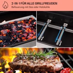 Kingsville 3.1 Kombigrill Gas + Kohle 10,9 KW 3+1 Brenner -Küchengeräte Geschäft 10040270 de 0003 usp