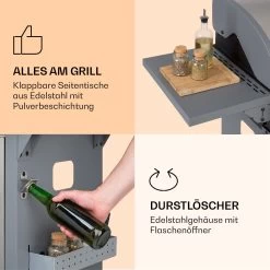 Lucifer 3 Gasgrill 3 X 3,6 KW Brenner 60x45cm Grill Edelstahl Mobil 14 Lucifer 3 Gasgrill 3 X 3,6 KW Brenner 60x45cm Grill Edelstahl Mobil -Küchengeräte Geschäft 10040280 de 0005 logo