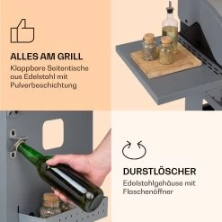 Lucifer 4 Gasgrill 4 X 3,6 KW Brenner 69x45cm Grill Edelstahl Mobil 14 Lucifer 4 Gasgrill 4 X 3,6 KW Brenner 69x45cm Grill Edelstahl Mobil -Küchengeräte Geschäft 10040281 de 0005 logo