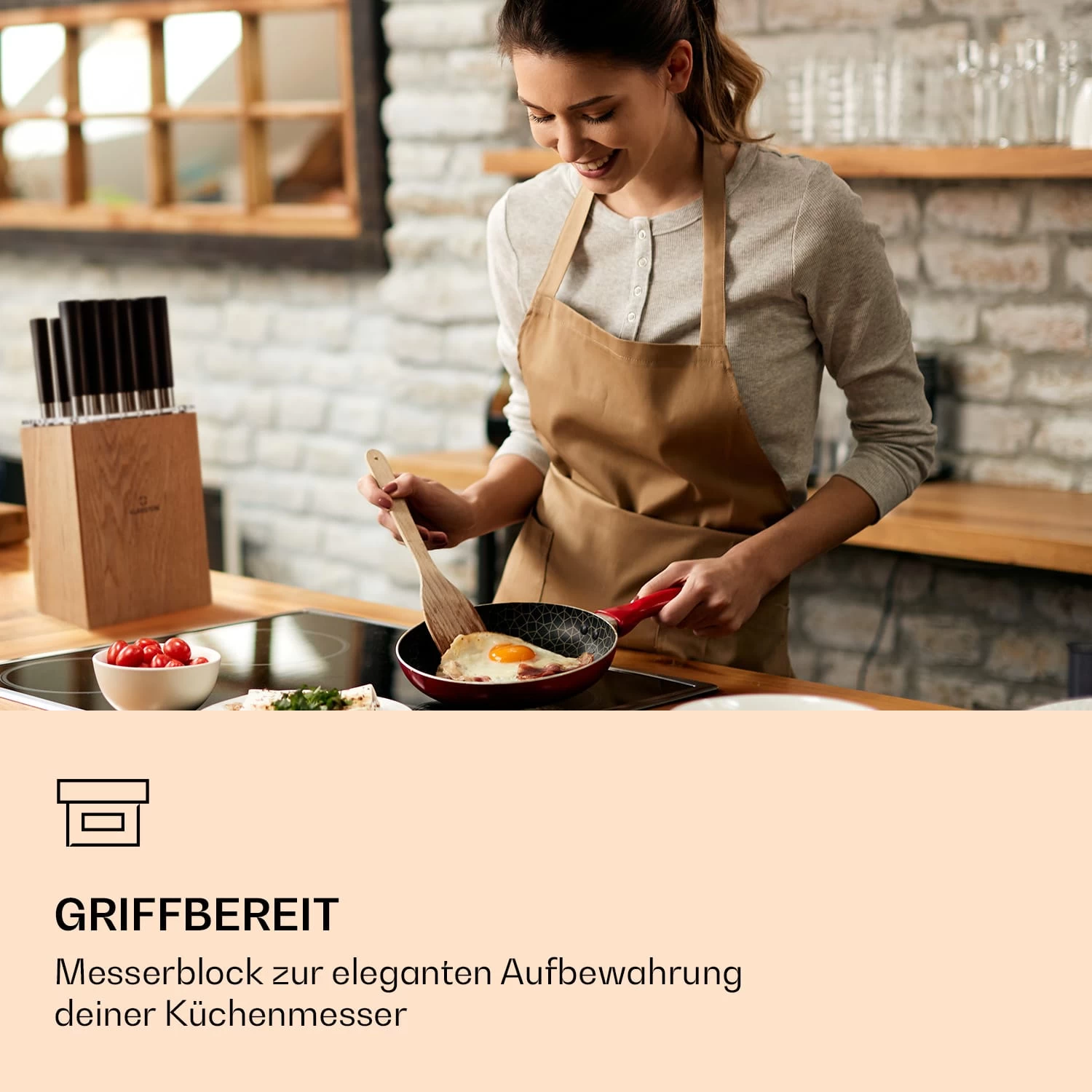 Kitano XL 13tlg. Messer-Set Mit Block 12 Messer Stahl Edler Holzblock 4 Kitano XL 13tlg. Messer-Set Mit Block 12 Messer Stahl Edler Holzblock – Bild 2